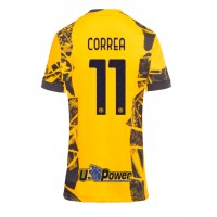 Inter Milan Joaquin Correa #11 Fotballklær Tredjedrakt Dame 2024-25 Kortermet